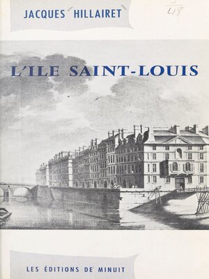 cover image of L'Île Saint-Louis